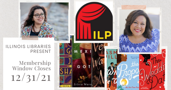 Collage of book covers and speaker headshots with the ILP logo. Text says, "ILP Membership window closes: 12/31/21