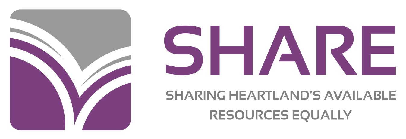 SHARE logo with name Sharing Heartland's Available Resources Equally