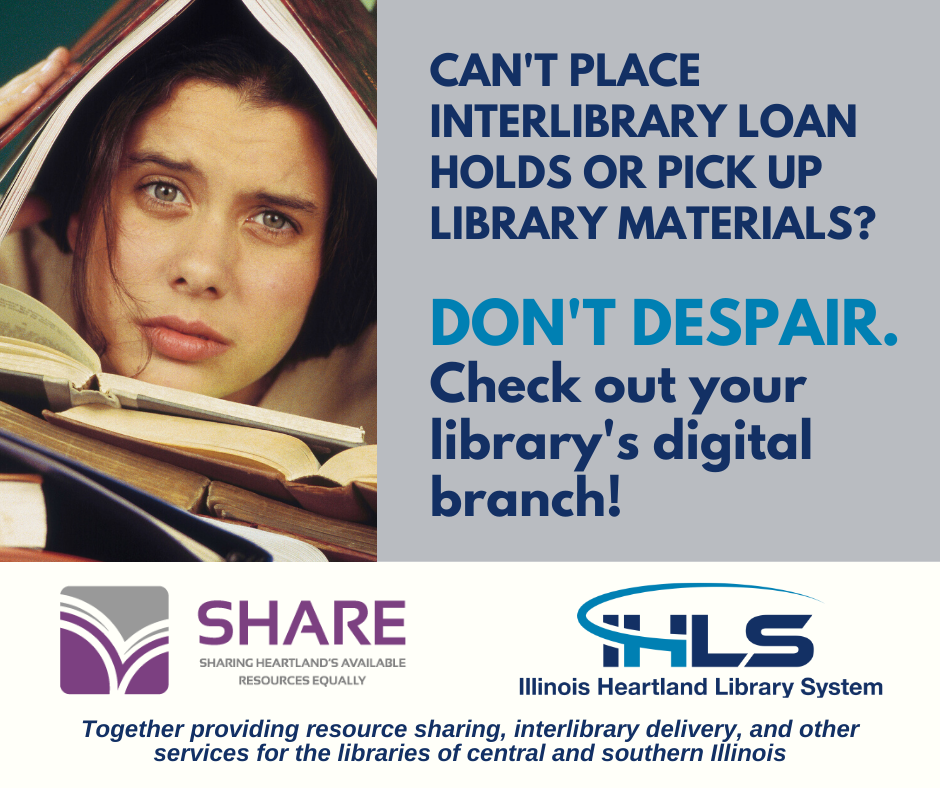 Woman with forlorn expression covered in books.