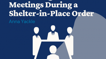 Conducting Board Meetings During Shelter-in-Place, by Anna Yackle, Illinois Heartland Library System