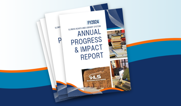 stack of IHLS Annual Progress and Impact Reports